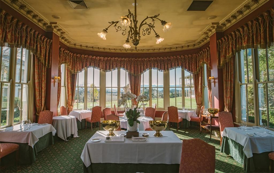 Chateau Yering Hotel dining room