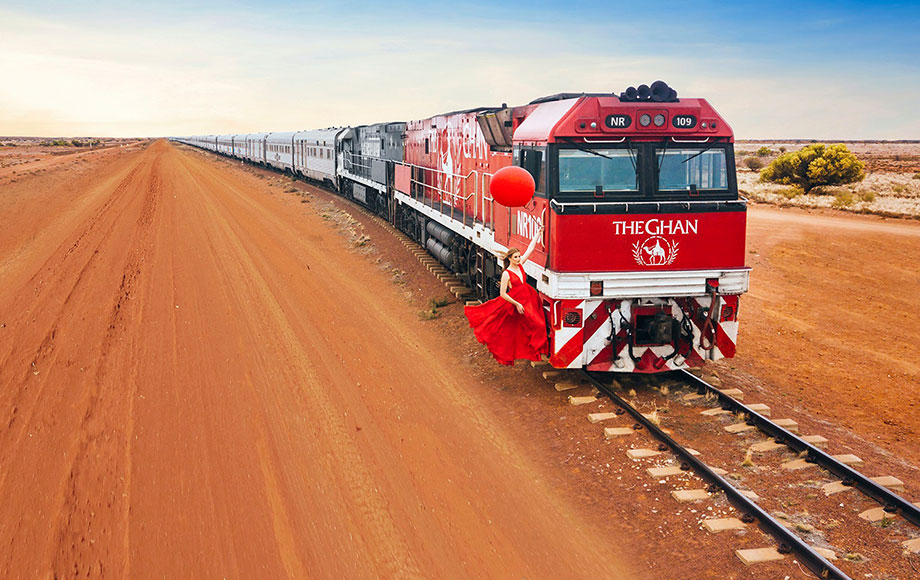 The Ghan Train in Australia