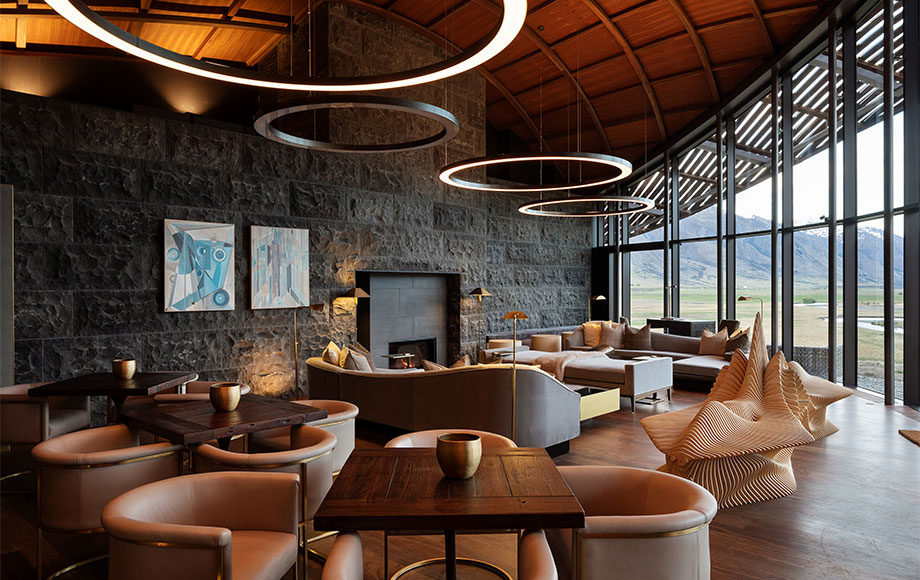 The Lindis restaurant in New Zealand's Ahuriri Valley